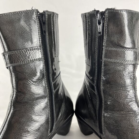 Naot Grey Patent Ankle Boots Womens EU Size 37 - Picture 6 of 11
